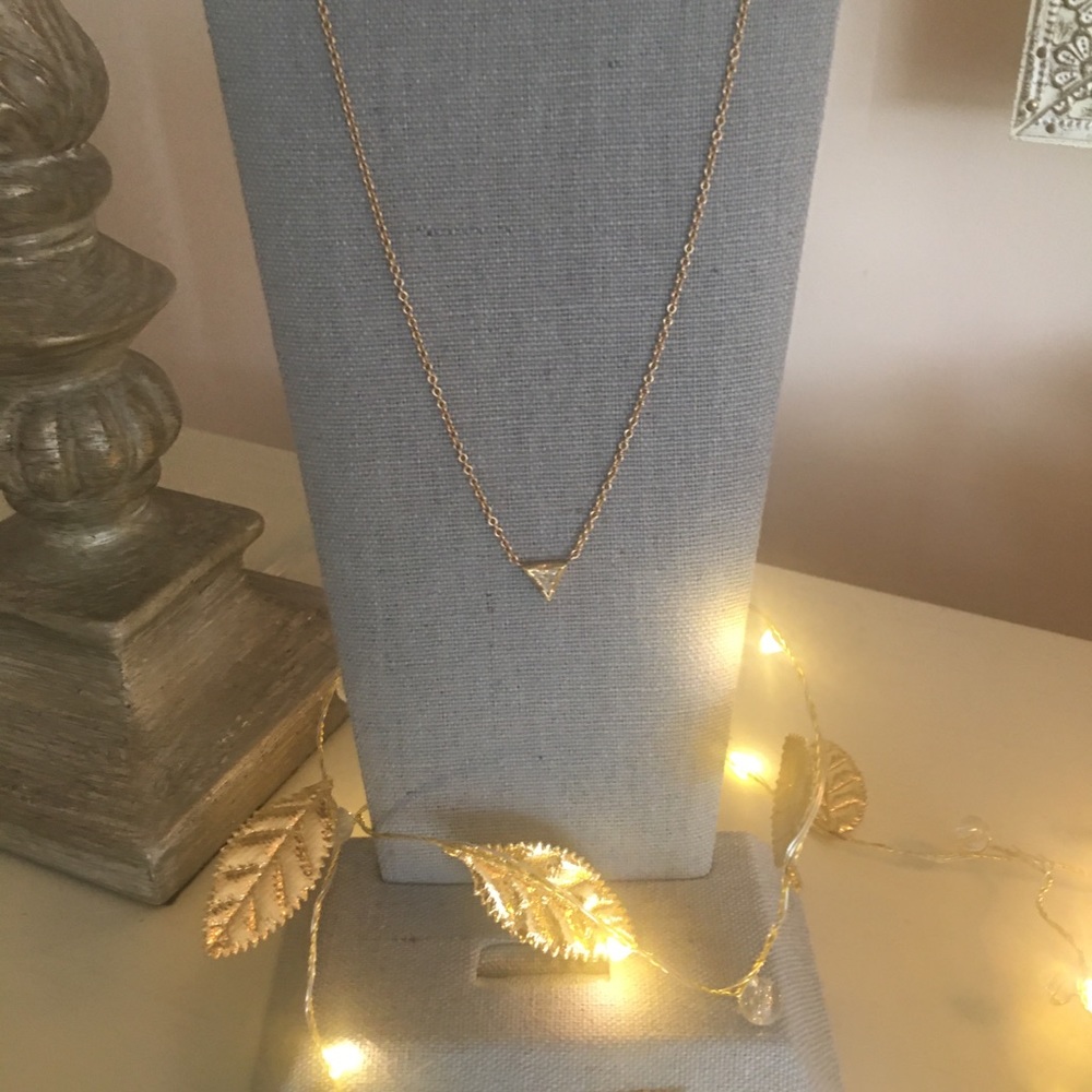 18k Yellow Gold Diamond Necklace